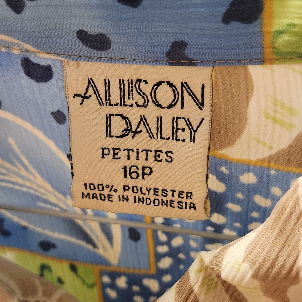 Allison Daley Multicolor Patchwork Blouse - Picture 3 of 3